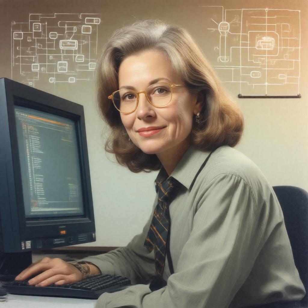 AI-created image of Elizabeth Jocelyn Feinler