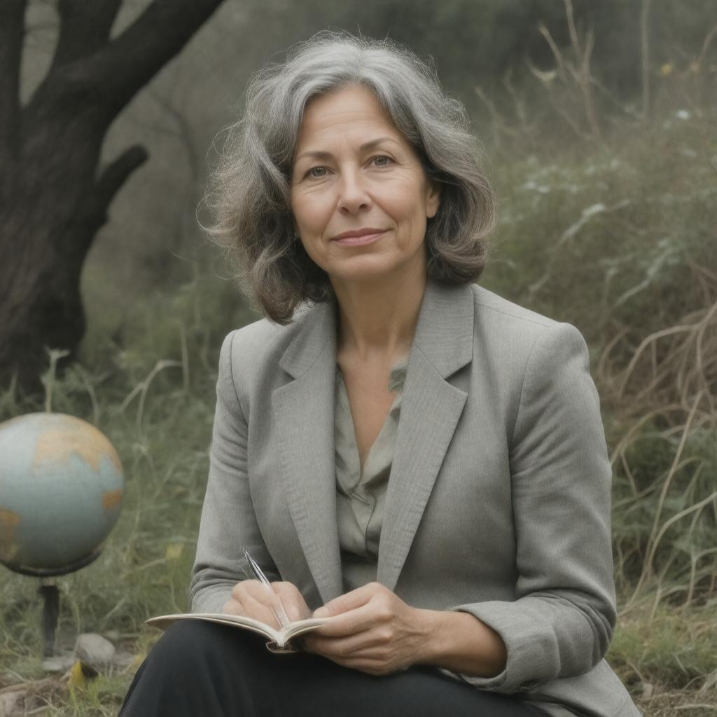 AI-created image of Elizabeth Kolbert