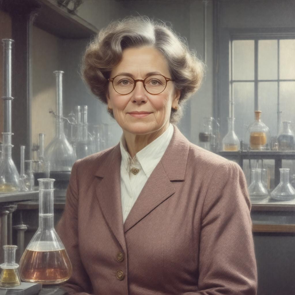 Click to view larger image AI-created image of Elizabeth Kraus