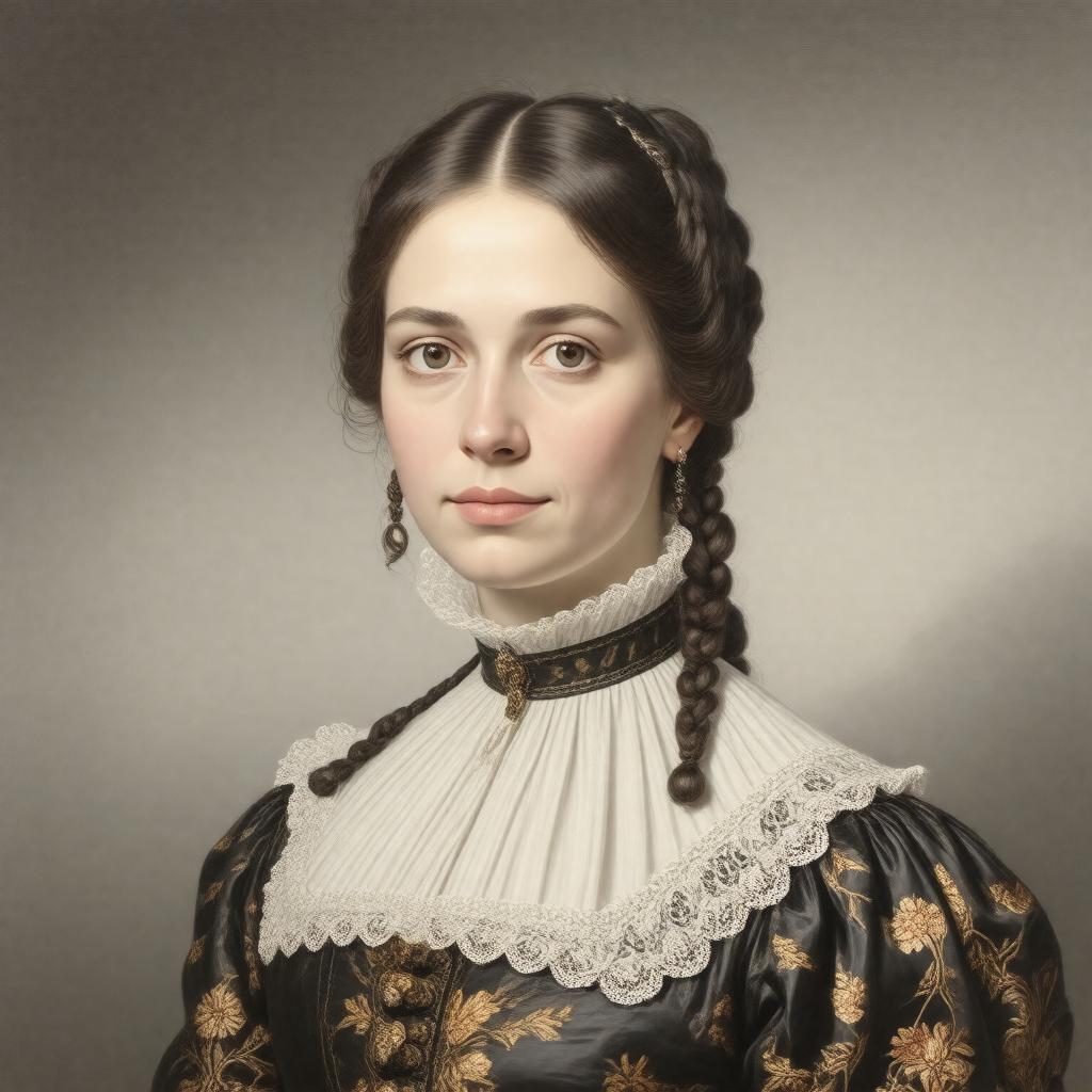 AI-created image of Elizabeth Lewis