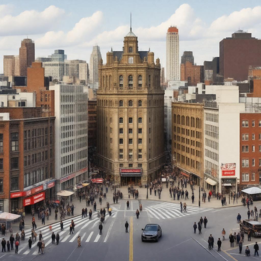 AI-created image of Elizabeth, New Jersey