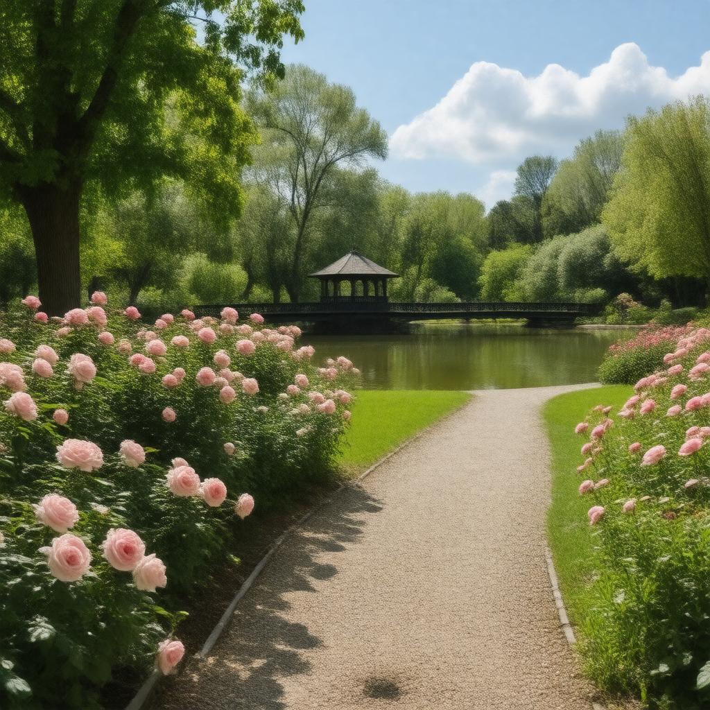 AI-created image of Elizabeth Park