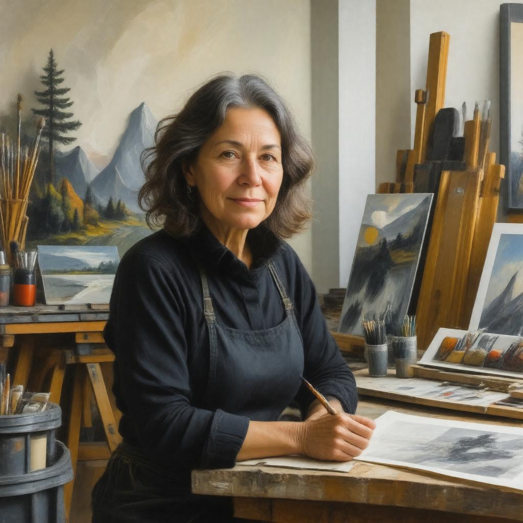 AI-created image of Elizabeth Ramage