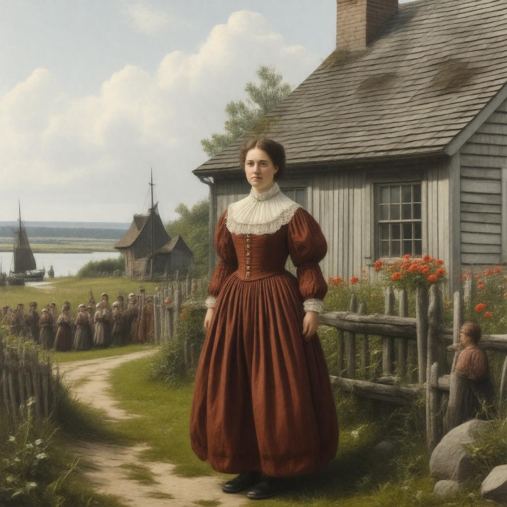 AI-created image of Elizabeth Soule