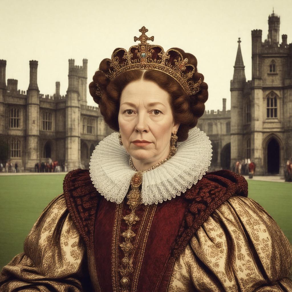 AI-created image of Elizabeth (TV series)