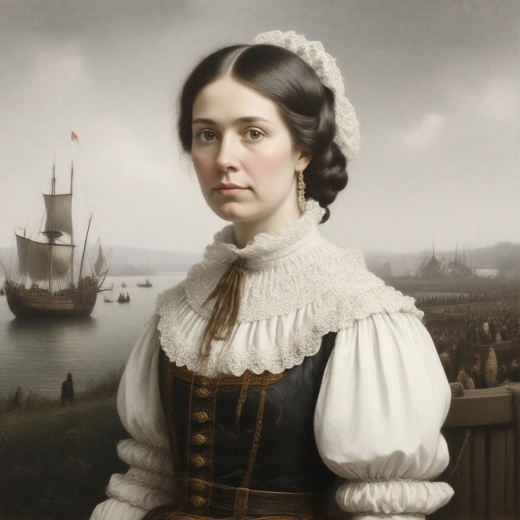 AI-created image of Elizabeth Tilley