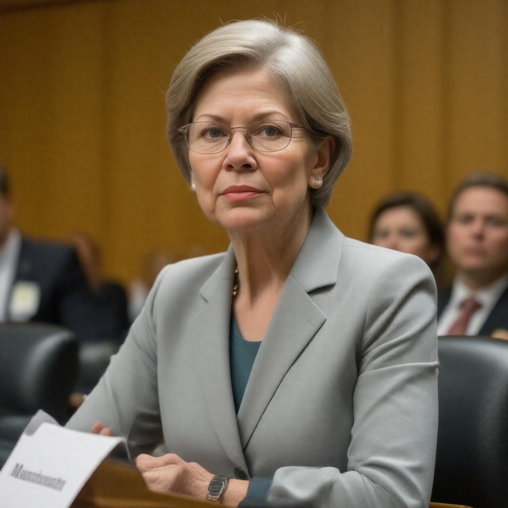 AI-created image of Elizabeth Warren