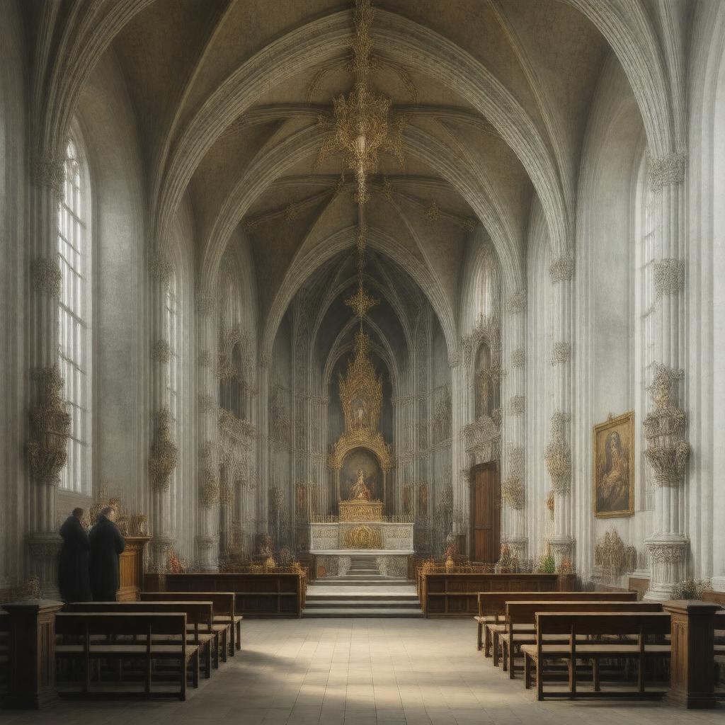 AI-created image of Elizabethan Settlement