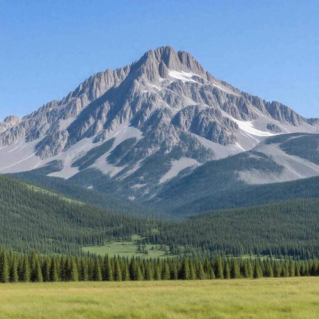 AI-created image of Elk Mountain