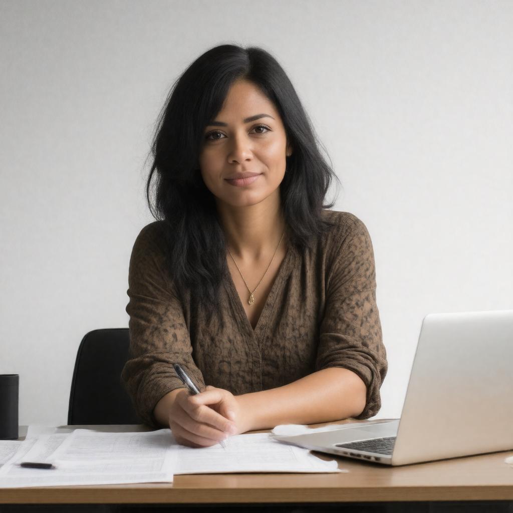 AI-created image of Ella Hickson