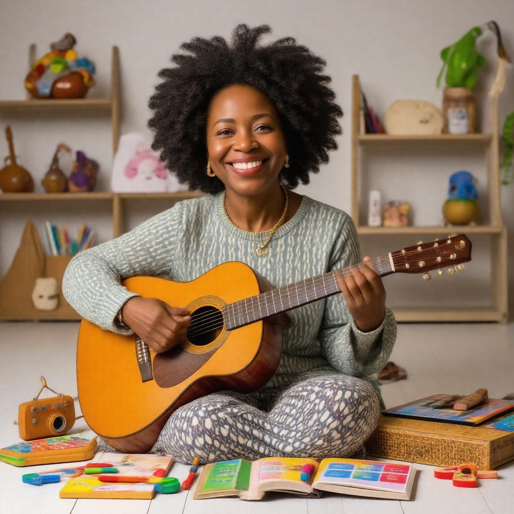 AI-created image of Ella Jenkins