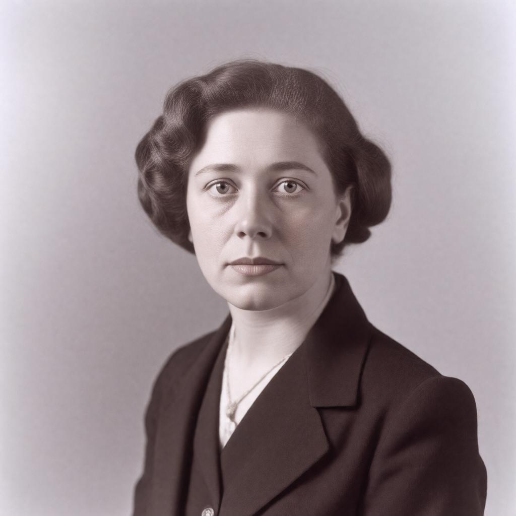 AI-created image of Ellen Adler Bohr