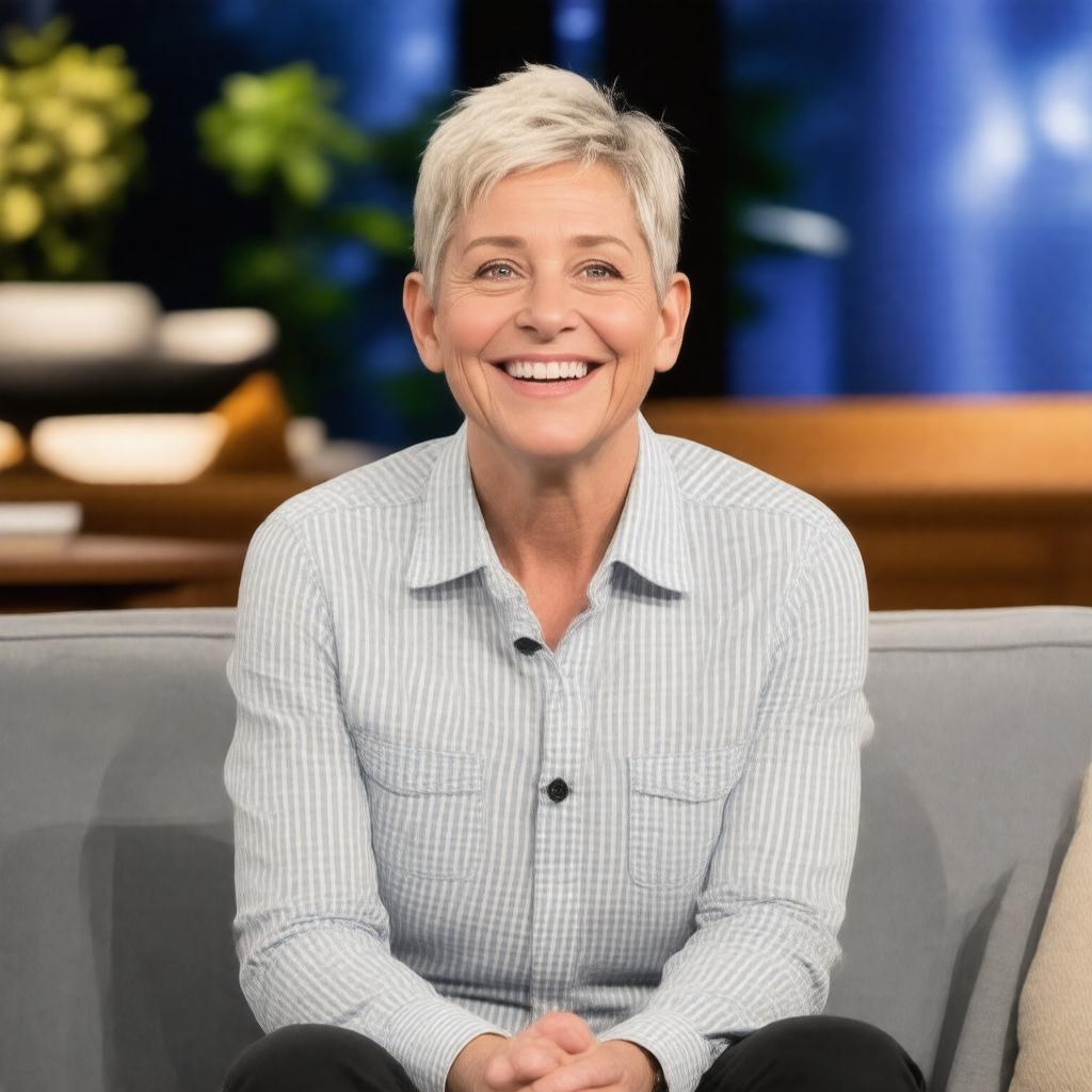 AI-created image of Ellen DeGeneres