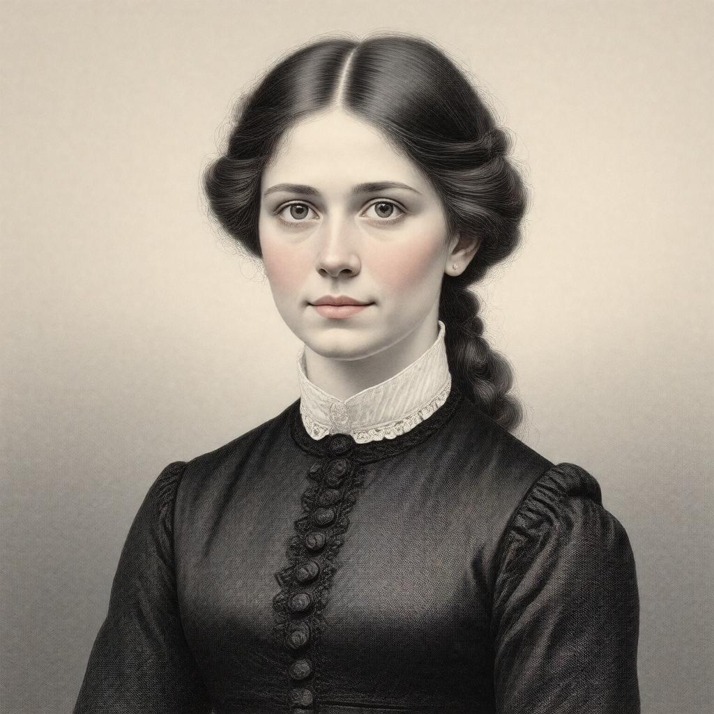 Click to view larger image AI-created image of Ellen Louisa Tucker