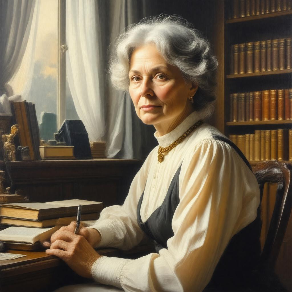 Click to view larger image AI-created image of Ellen Louise Wadsworth