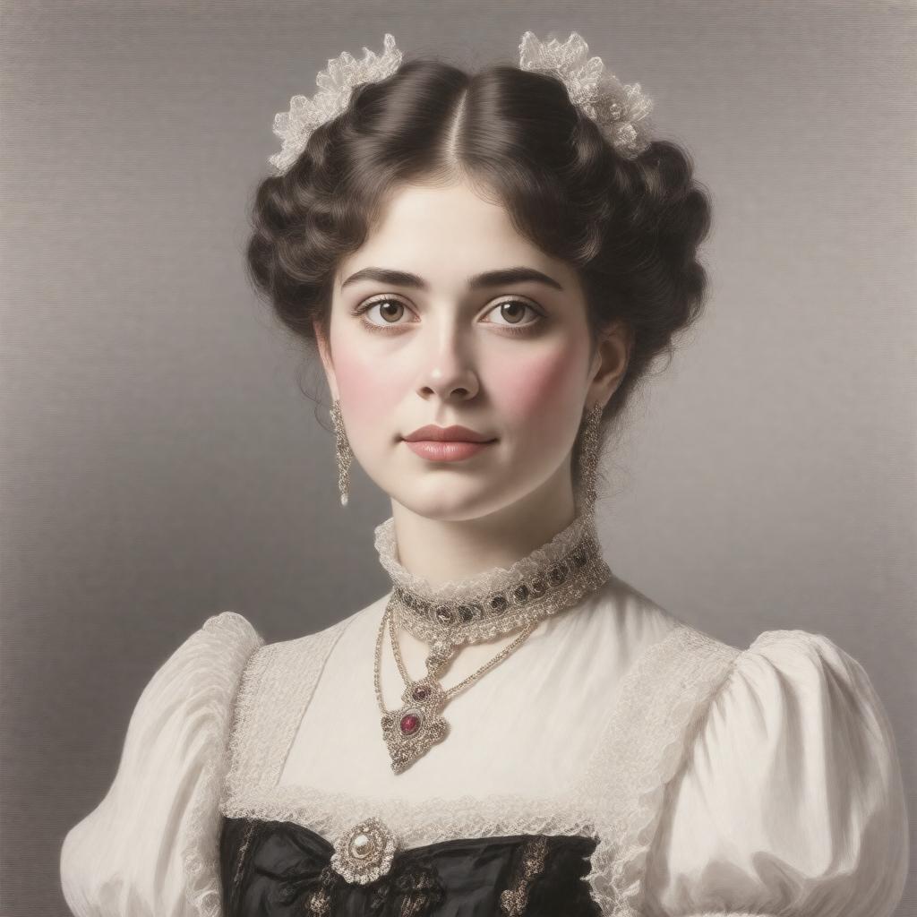 AI-created image of Ellen Penelope Sanderson