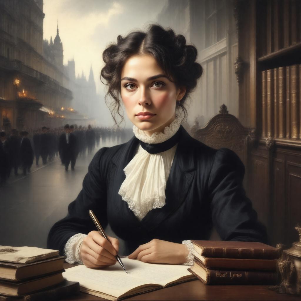 AI-created image of Ellen Wood