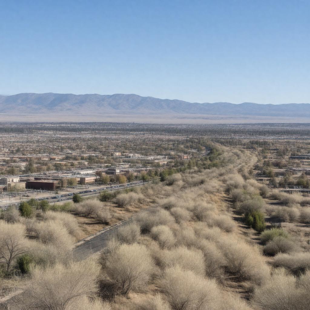 AI-created image of Ellensburg, Washington, USA