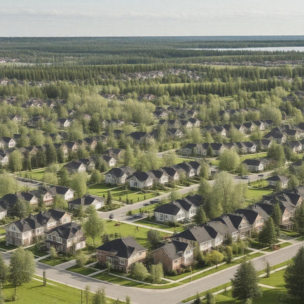 AI-created image of Ellerslie neighbourhood