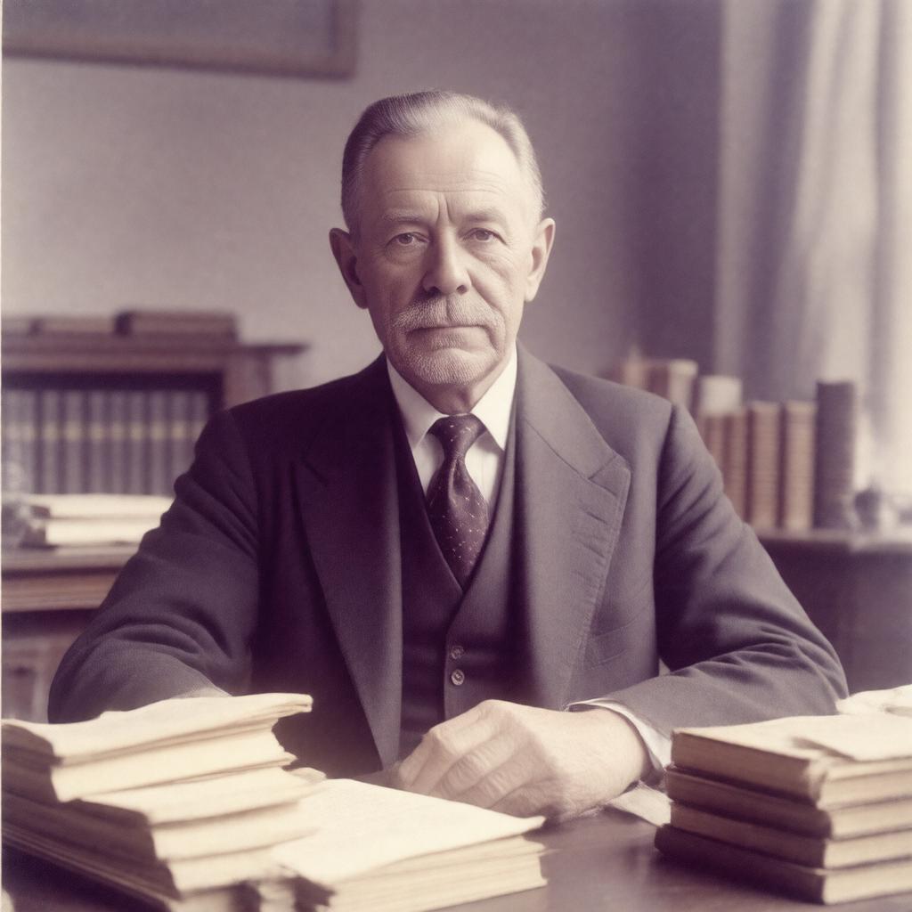 AI-created image of Ellery Sedgwick