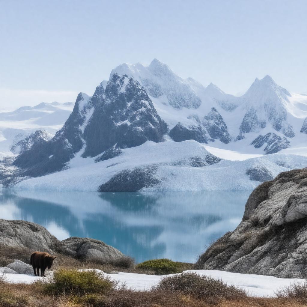 AI-created image of Ellesmere Island