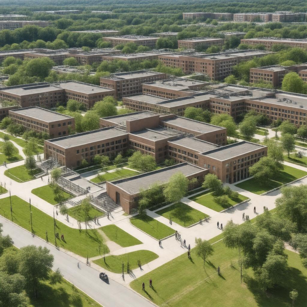 AI-created image of Ellicott Complex
