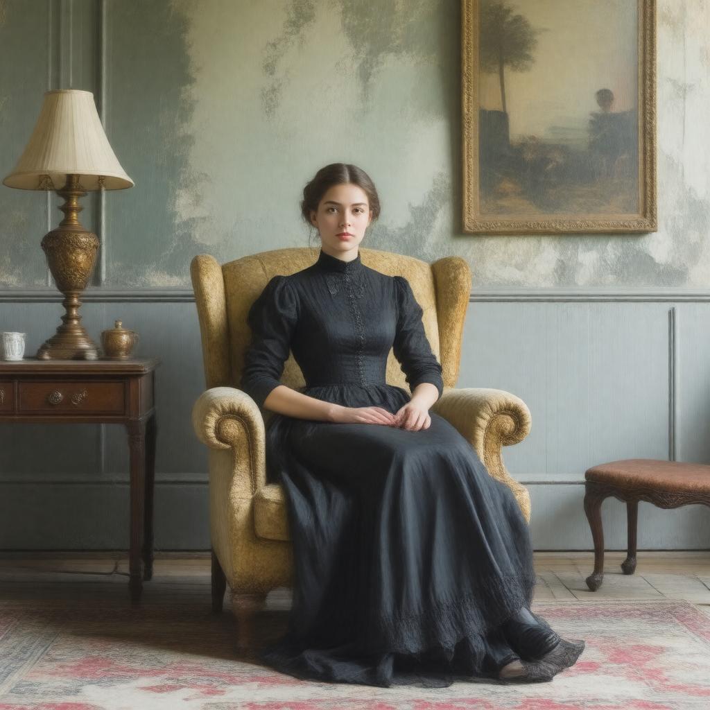 AI-created image of Ellie Dunn