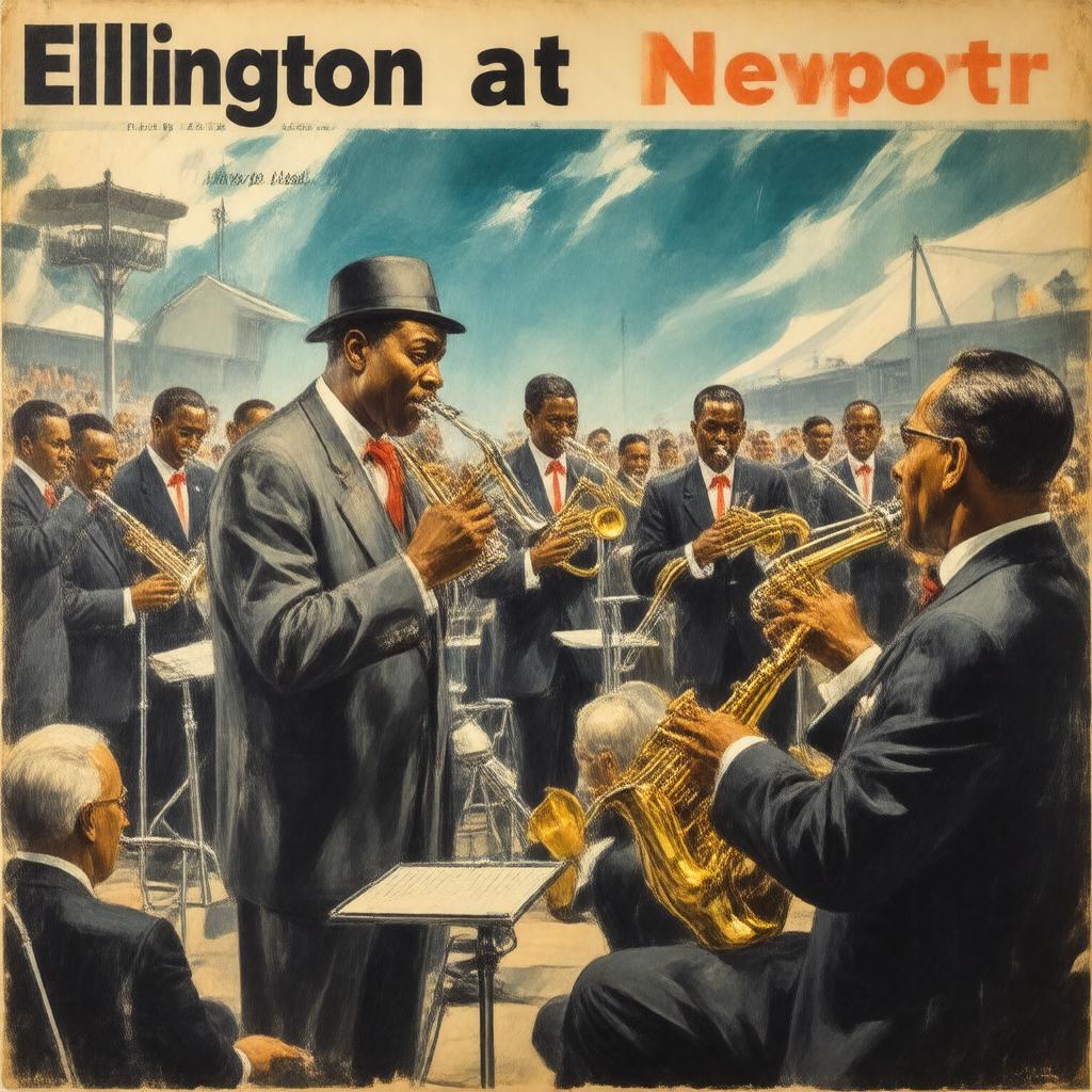 AI-created image of Ellington at Newport