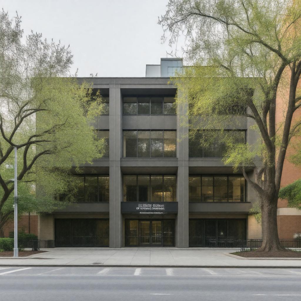 AI-created image of Elliott School of International Affairs