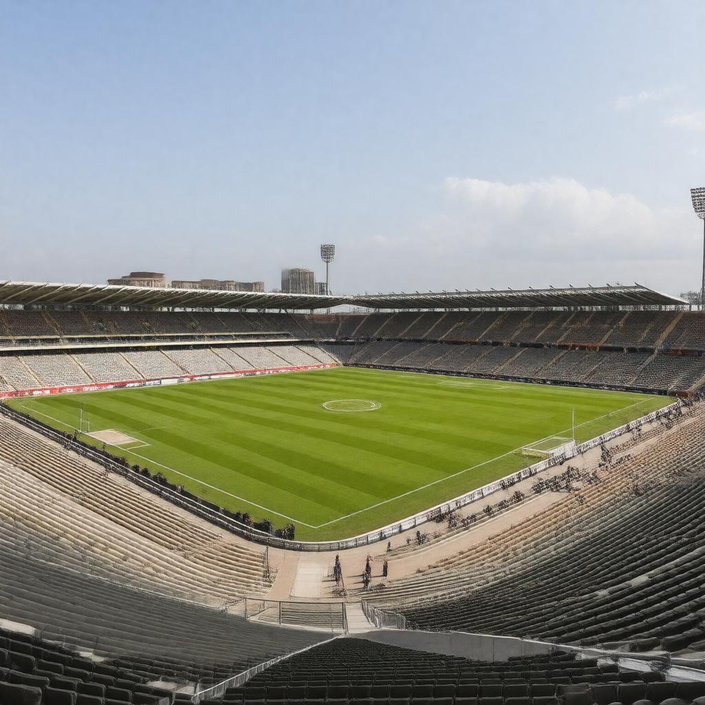 AI-created image of Ellis Park Stadium