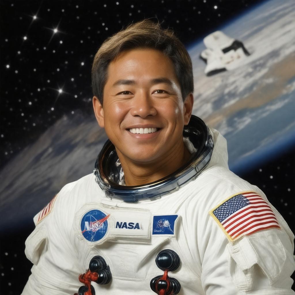 AI-created image of Ellison Onizuka