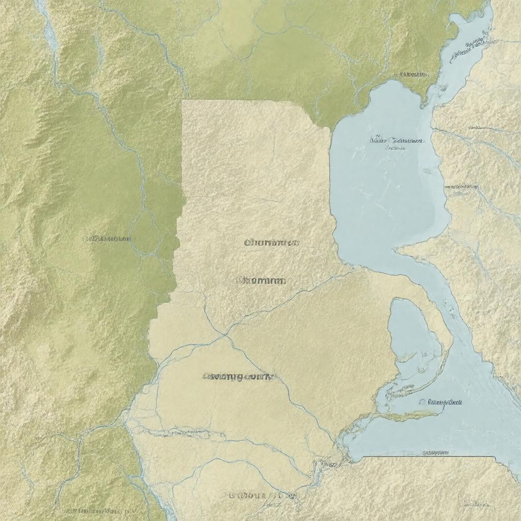 AI-created image of Elmira Metropolitan Statistical Area