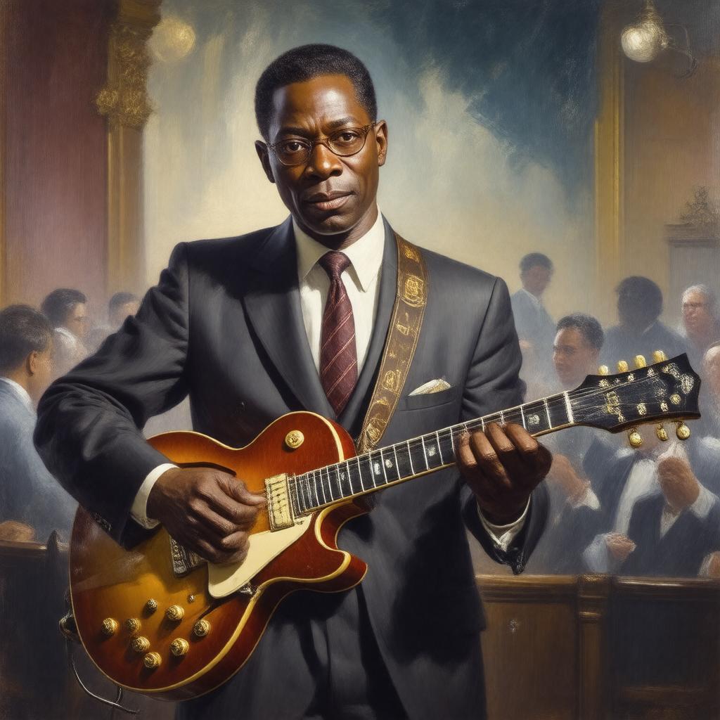 AI-created image of Elmore James
