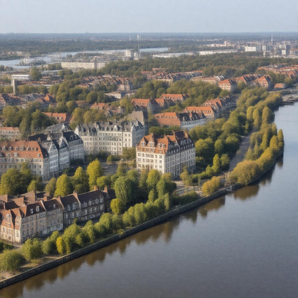 AI-created image of Elmshorn, Germany