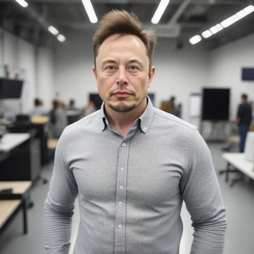 AI-created image of Elon Musk