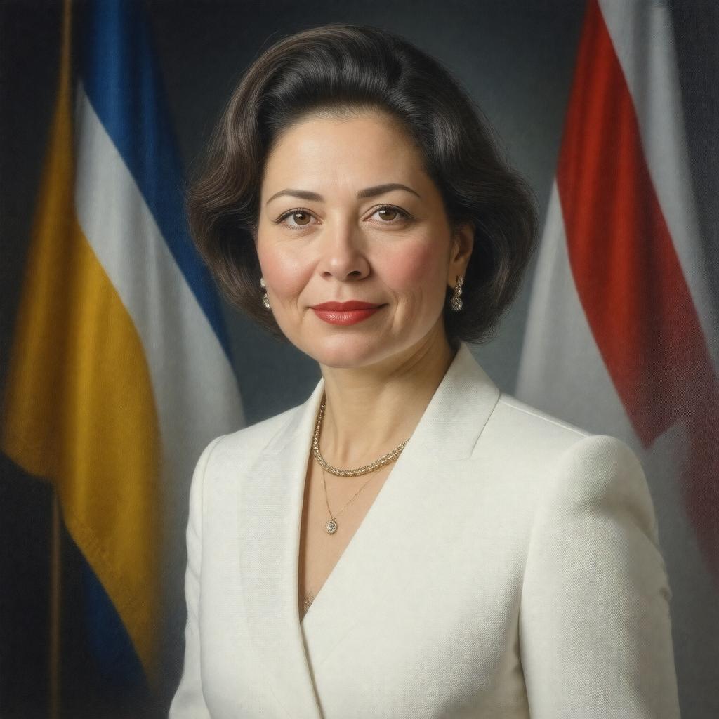 AI-created image of Elsa Astete Millán