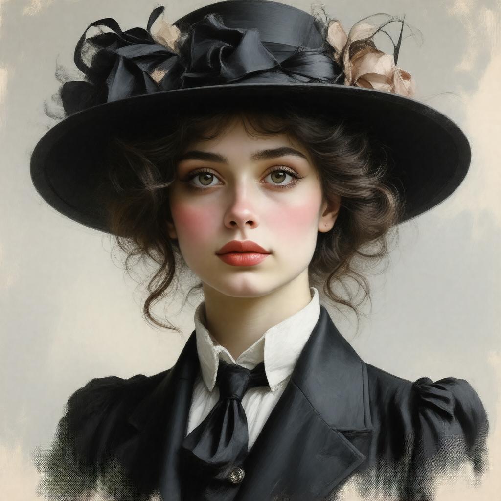 AI-created image of Elsa Hardy