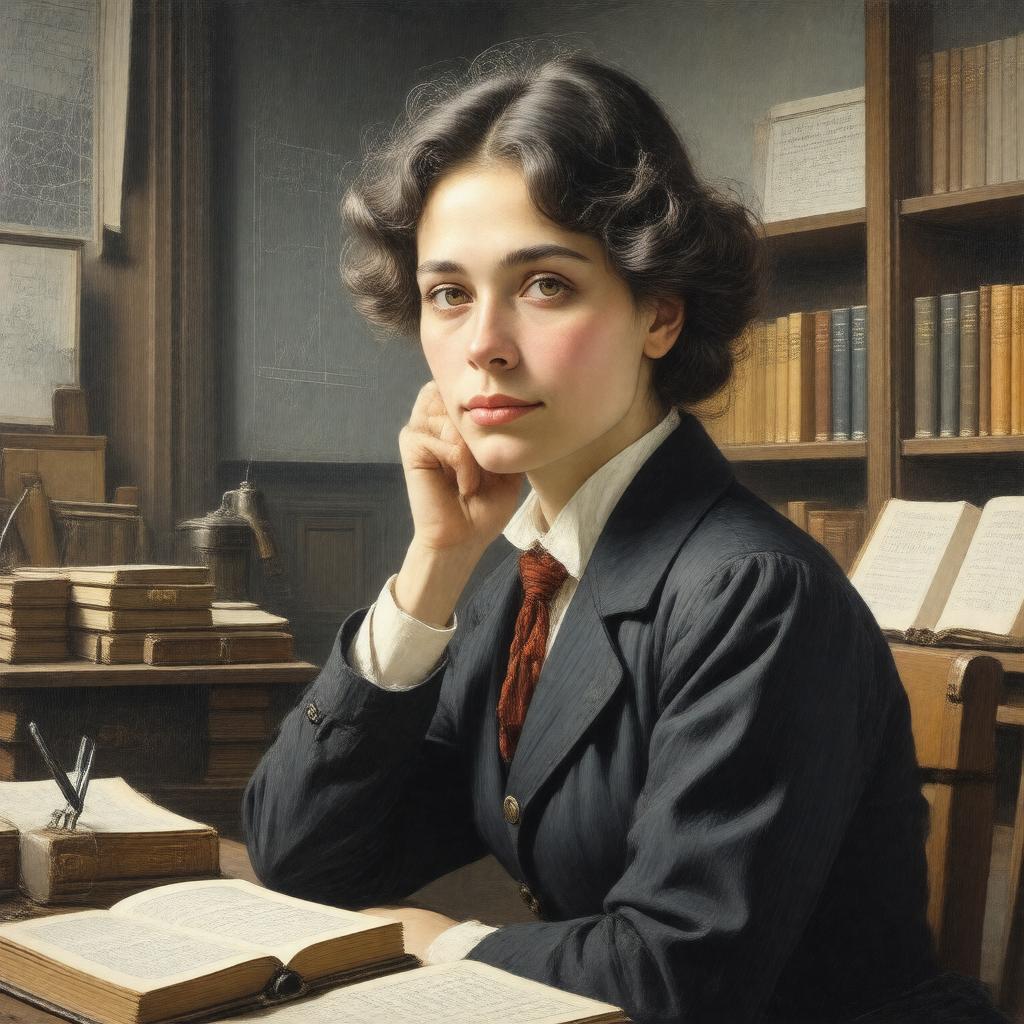 AI-created image of Elsa Steinitz