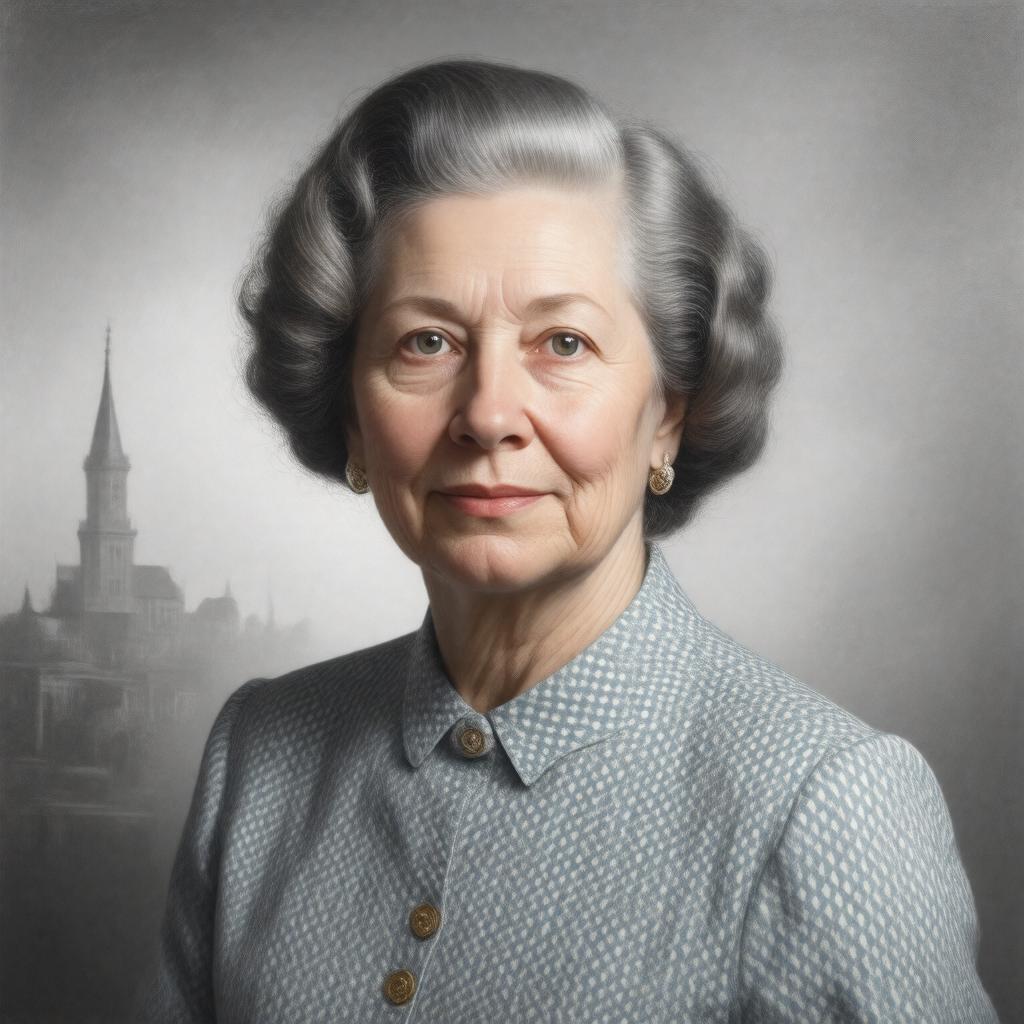 AI-created image of Elsie Viola Kachel