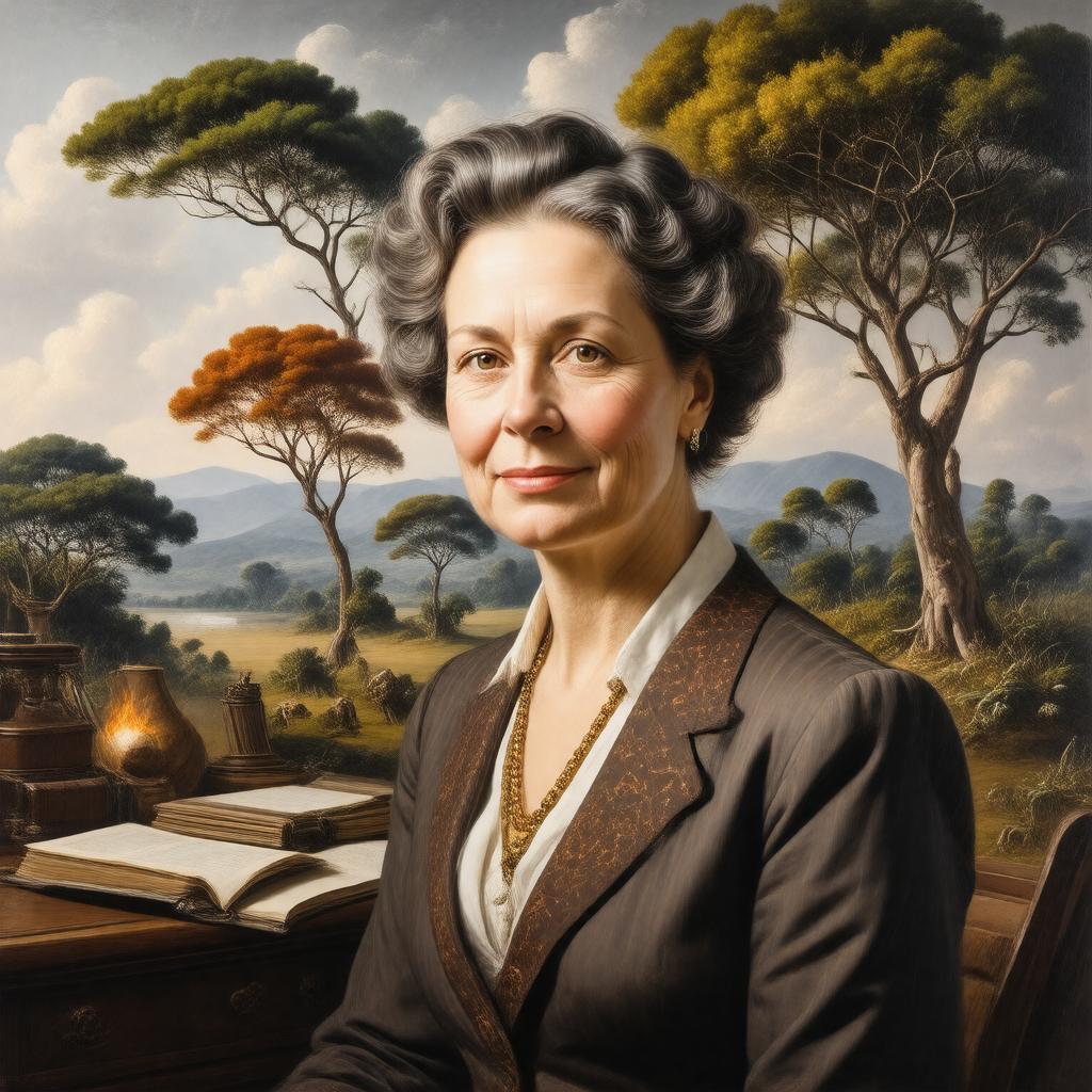 AI-created image of Elspeth Huxley