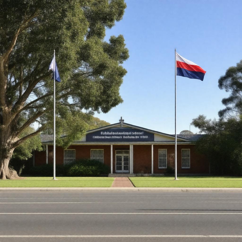 Click to view larger image AI-created image of Eltham High School