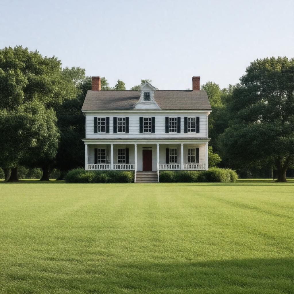 AI-created image of Eltham Plantation, New Kent County, Virginia