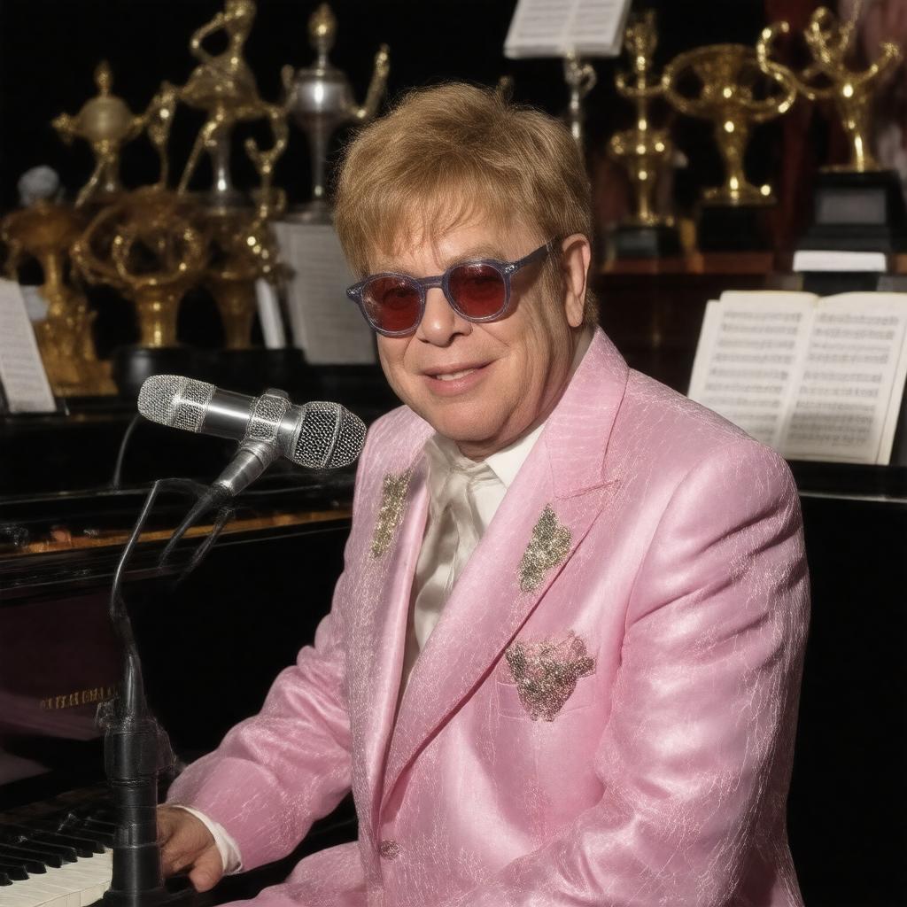 AI-created image of Elton John