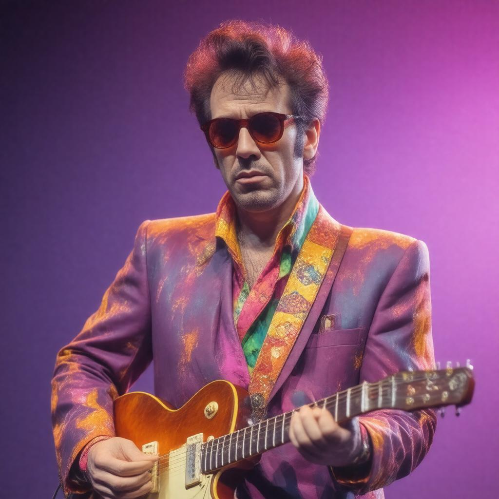 AI-created image of Elvis Costello