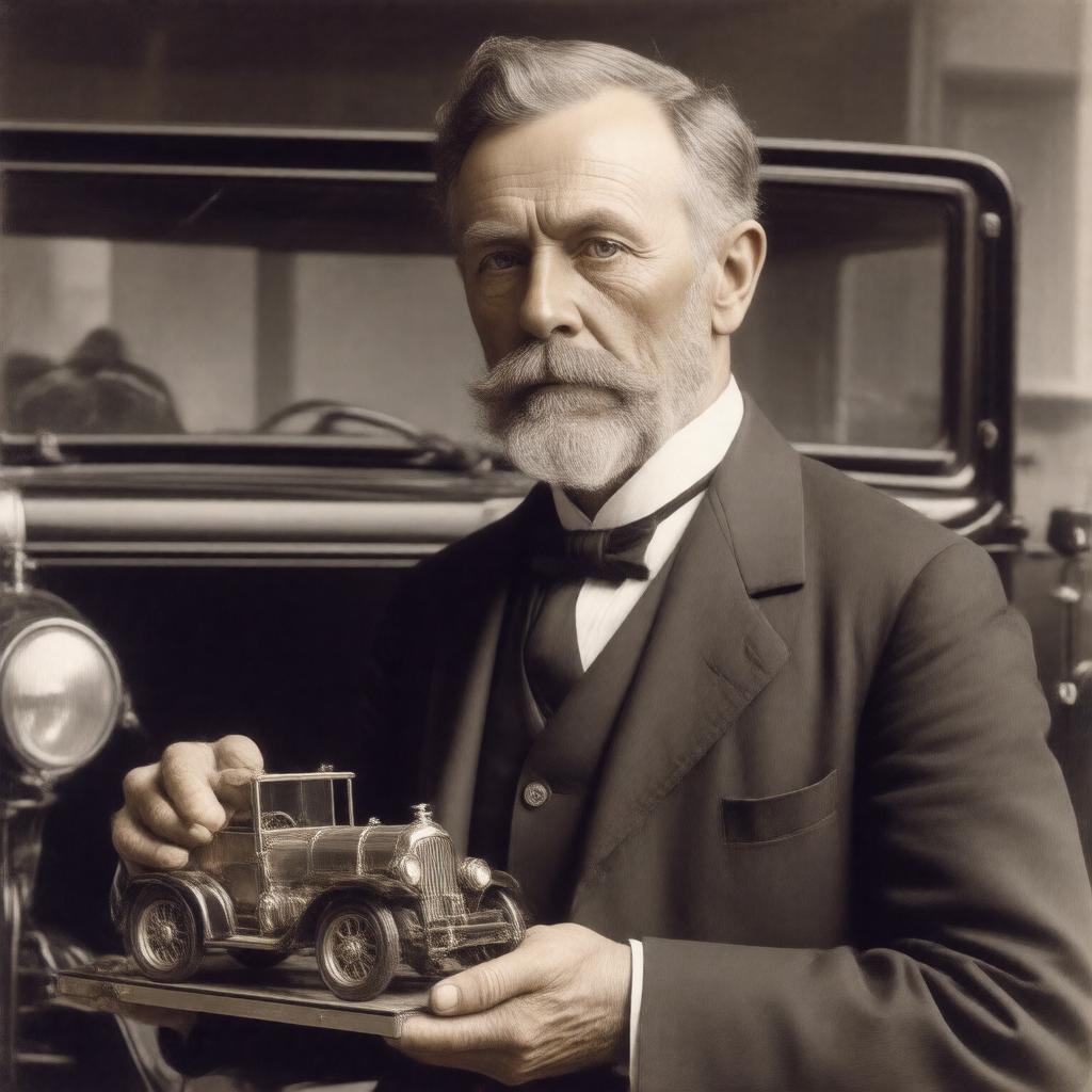 AI-created image of Elwood Haynes