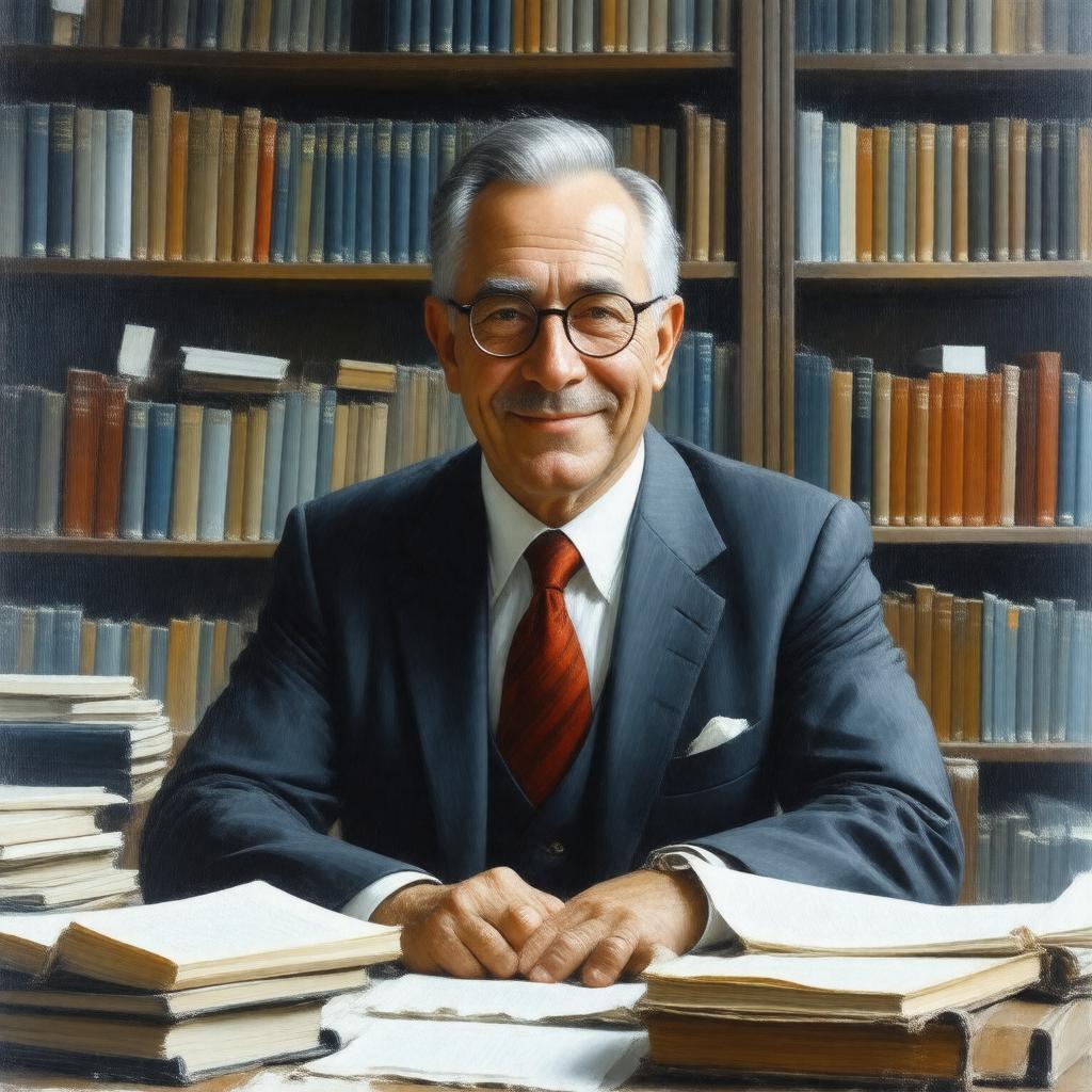 AI-created image of Elwyn Berlekamp