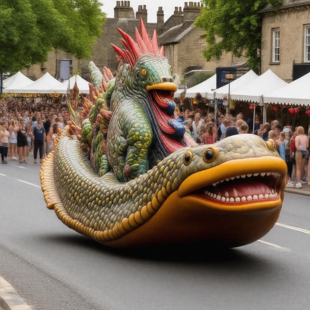 AI-created image of Ely Eel Festival