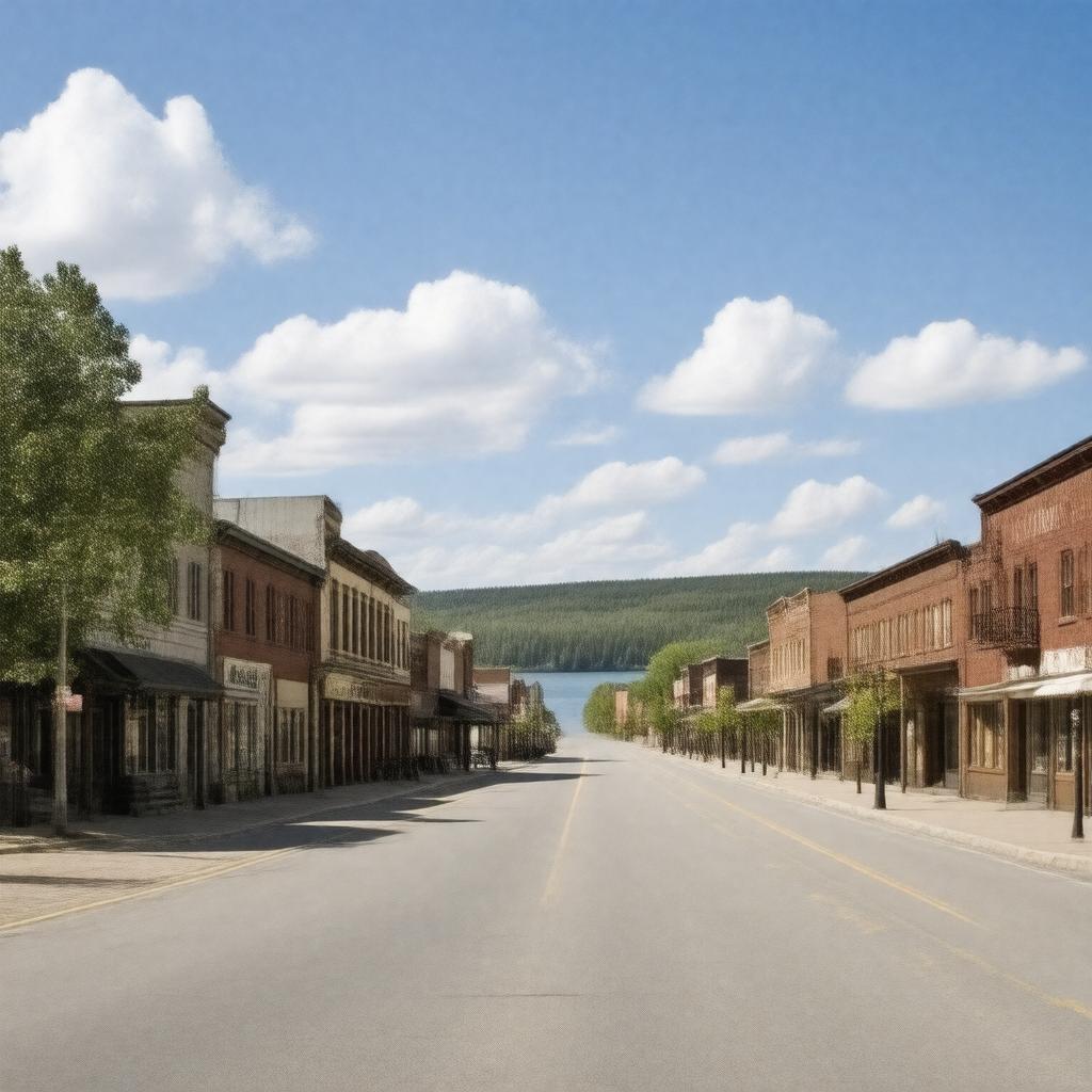 AI-created image of Ely, Minnesota, USA