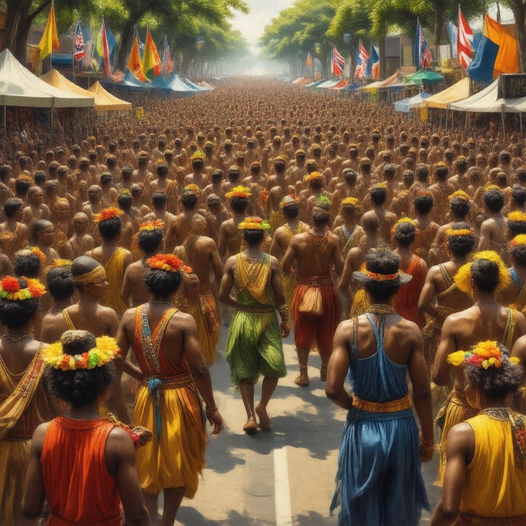 Click to view larger image AI-created image of Emancipation Festival