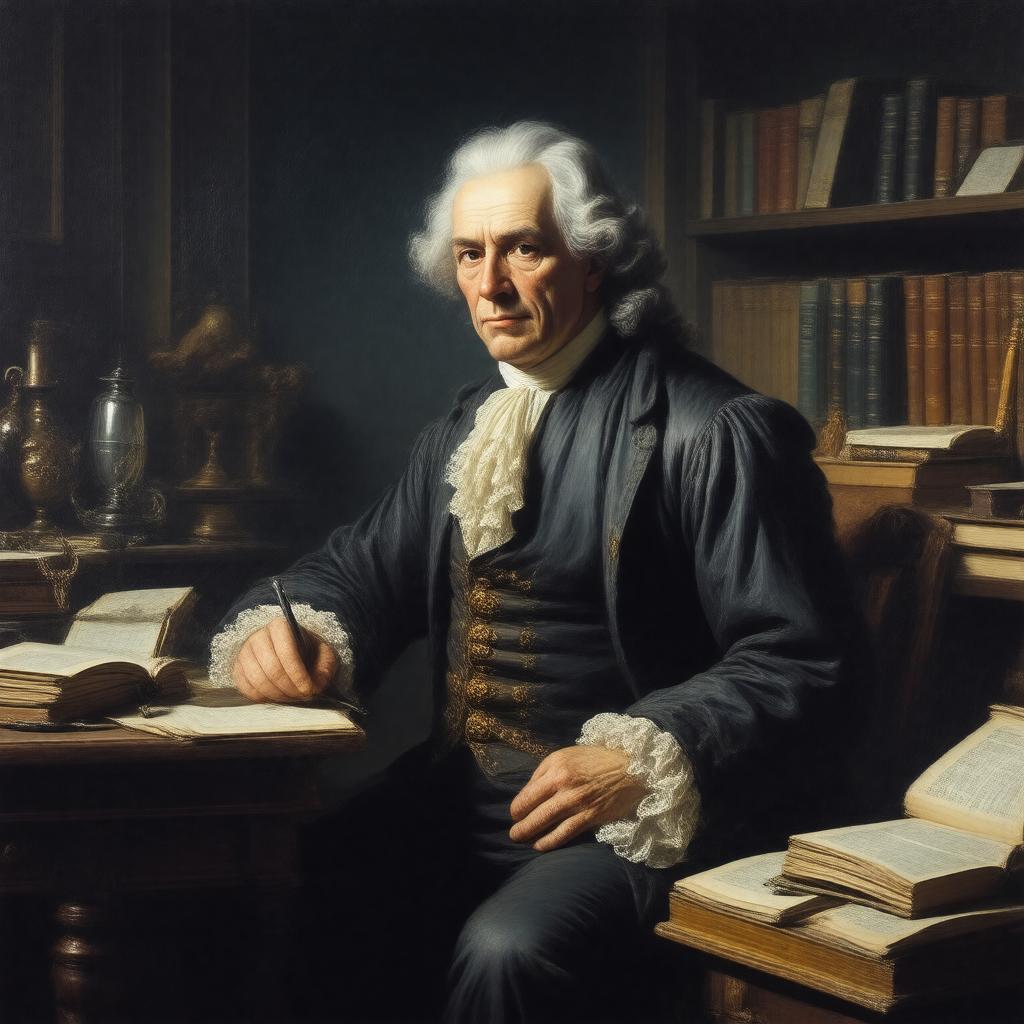AI-created image of Emanuel Swedenborg
